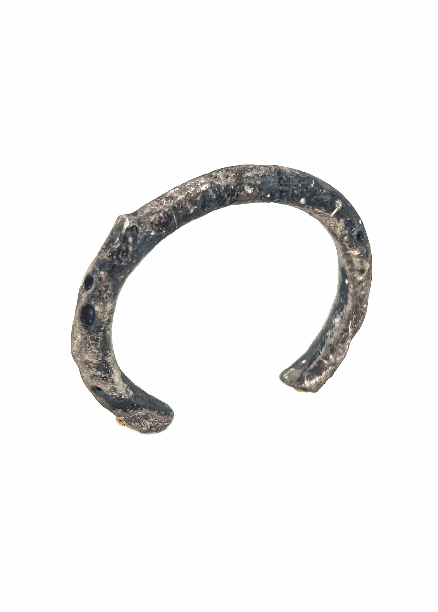 BONE Bangle S with sterling silver and 18ct Gold