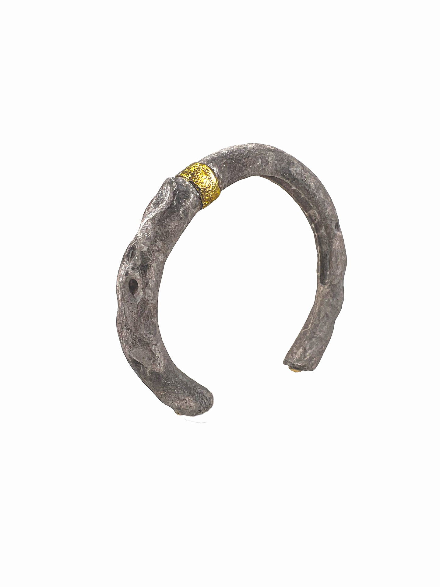 BONE Bangle with 18ct Yellow Gold